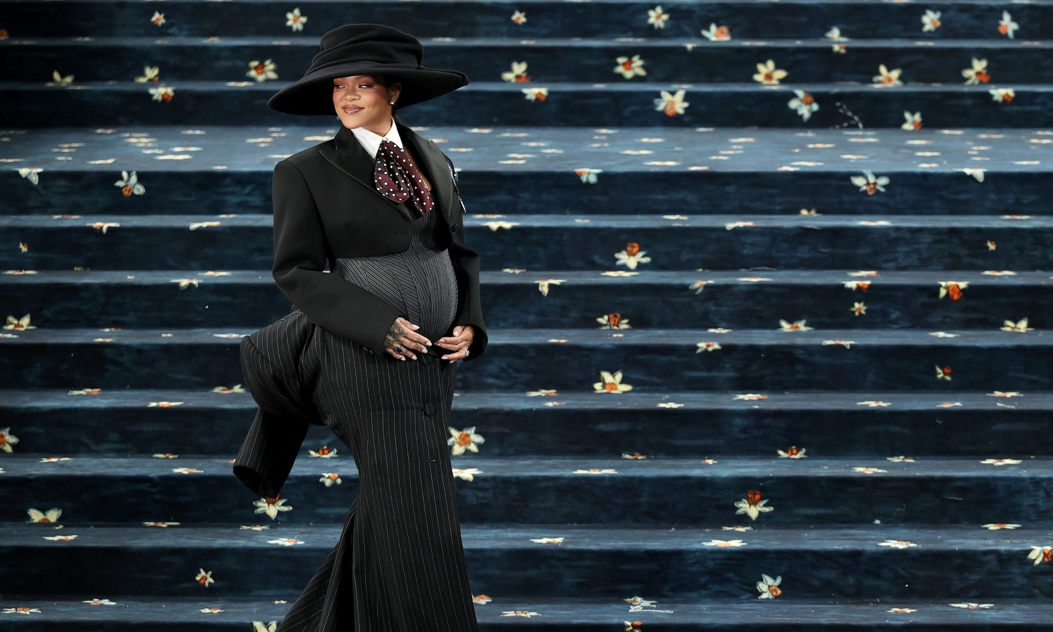 Rihanna is in verwachting van haar derde kind. Getty Images