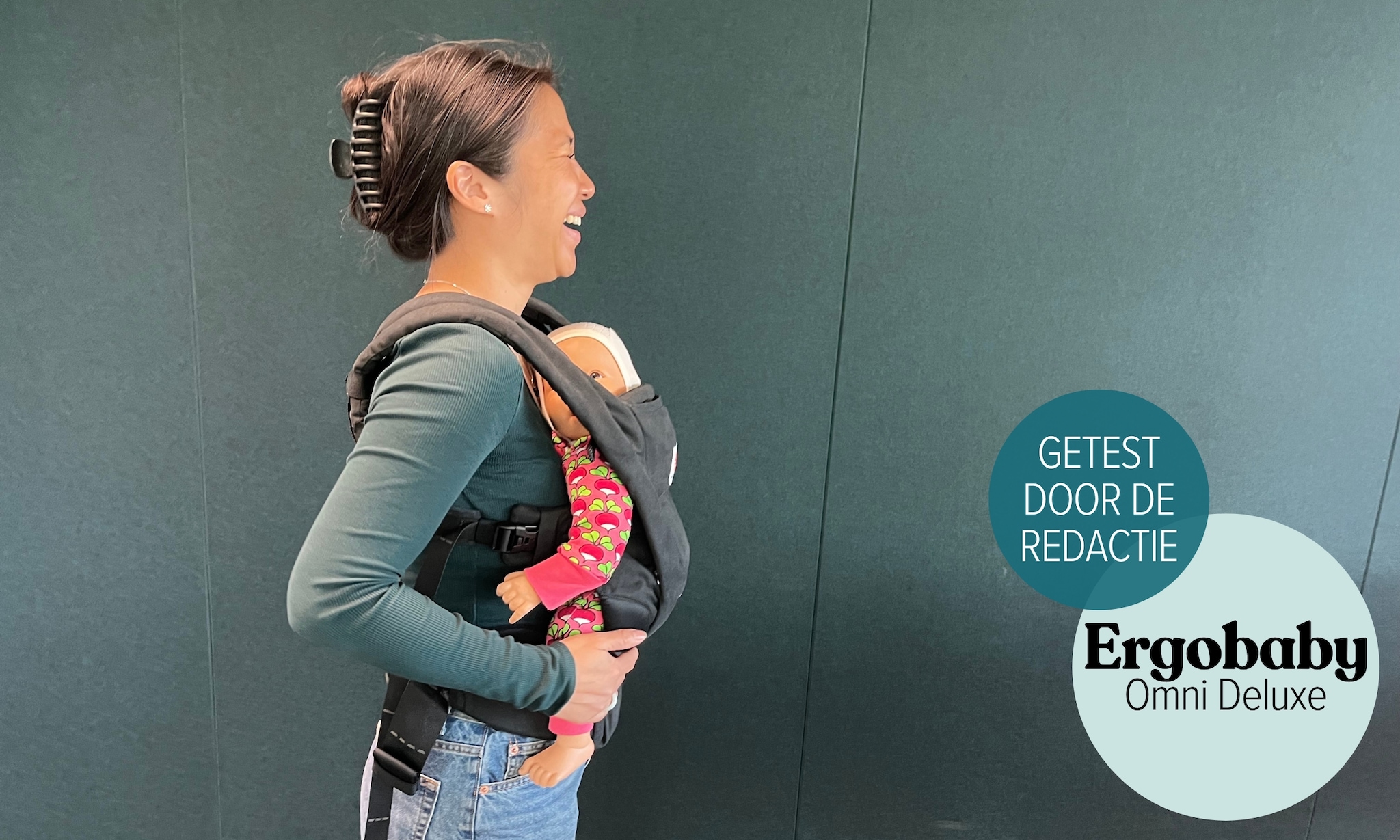 Hortence test de Ergobaby Omni Deluxe draagzak voor Ouders van Nu Ouders van Nu