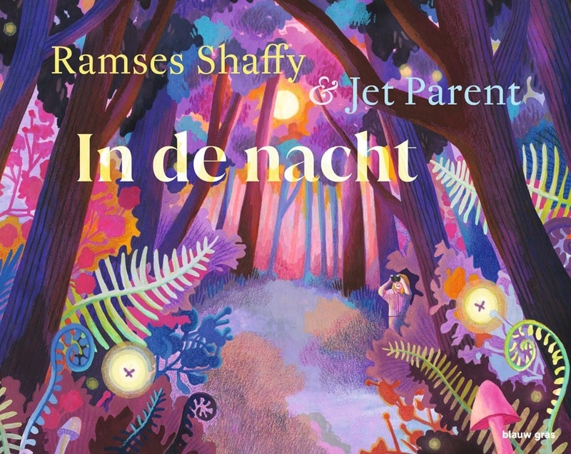in de nacht, ramses shaffy Blauw Gras
