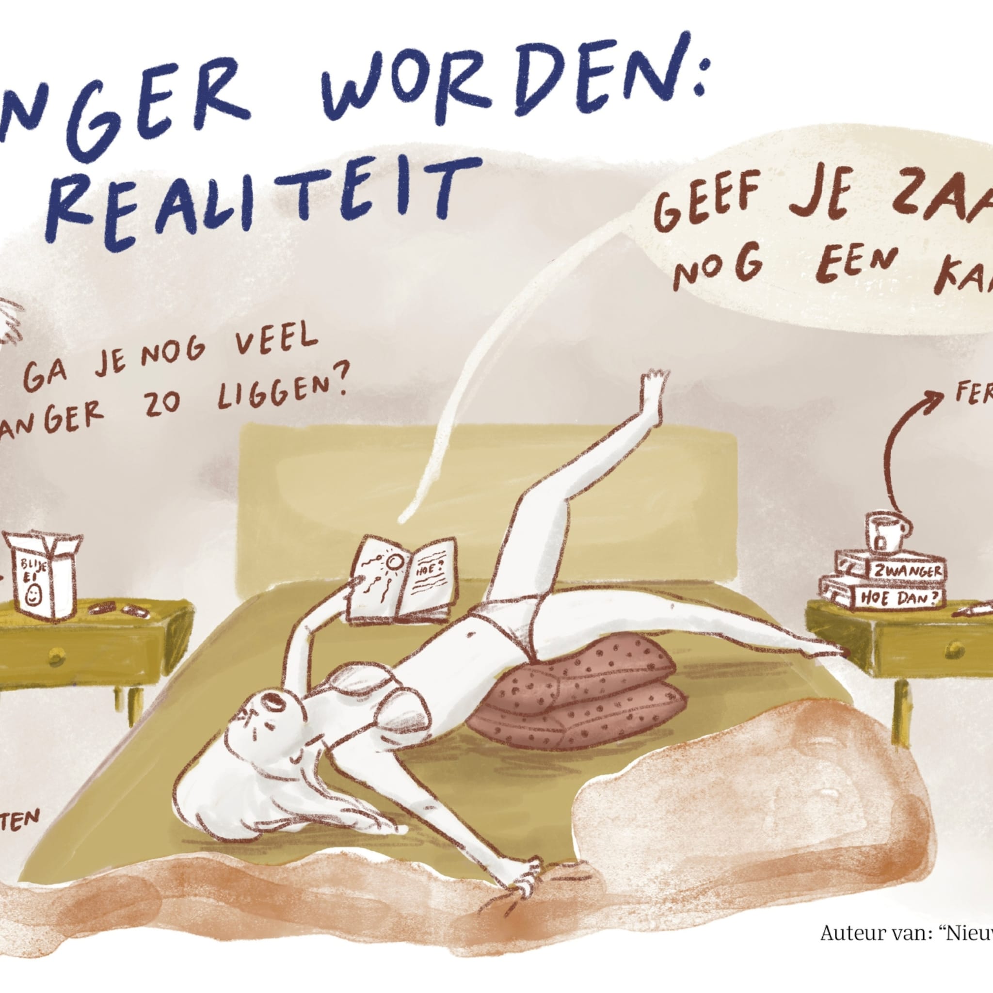 van kinderwens tot eindelijk zwanger in 8 goudeerlijke cartoons
