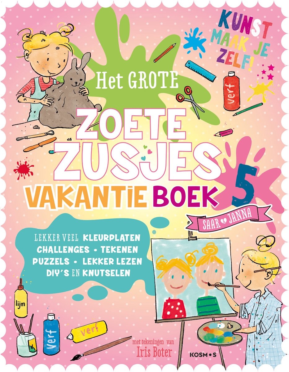 zoete zusjes vakantieboek doeboek Kosmos