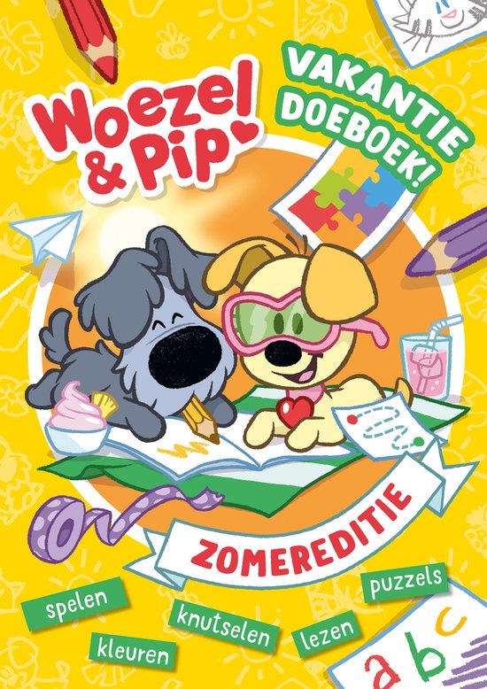 woezel en pip vakantiedoeboek Dromenjager Publishing Bv