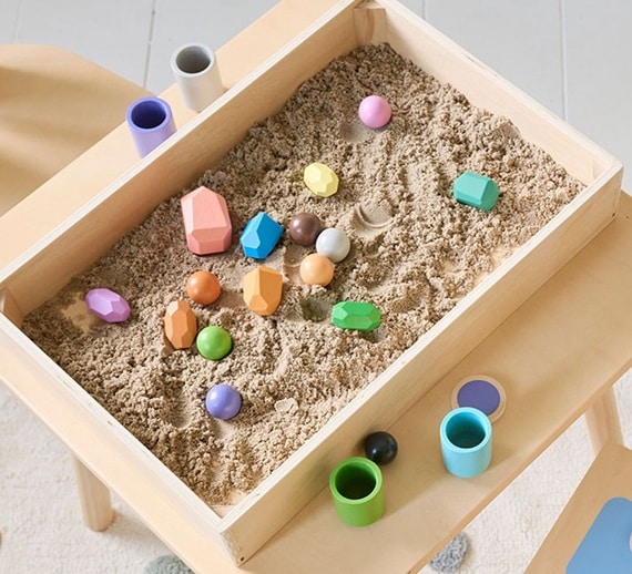 Petite Amélie houten sensory speelbak Petite Amélie