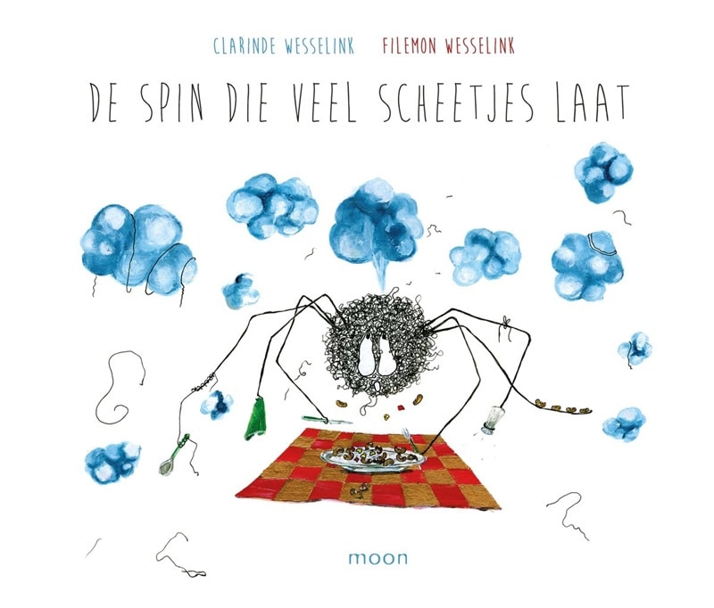 De spin die veel scheetjes laat Moon