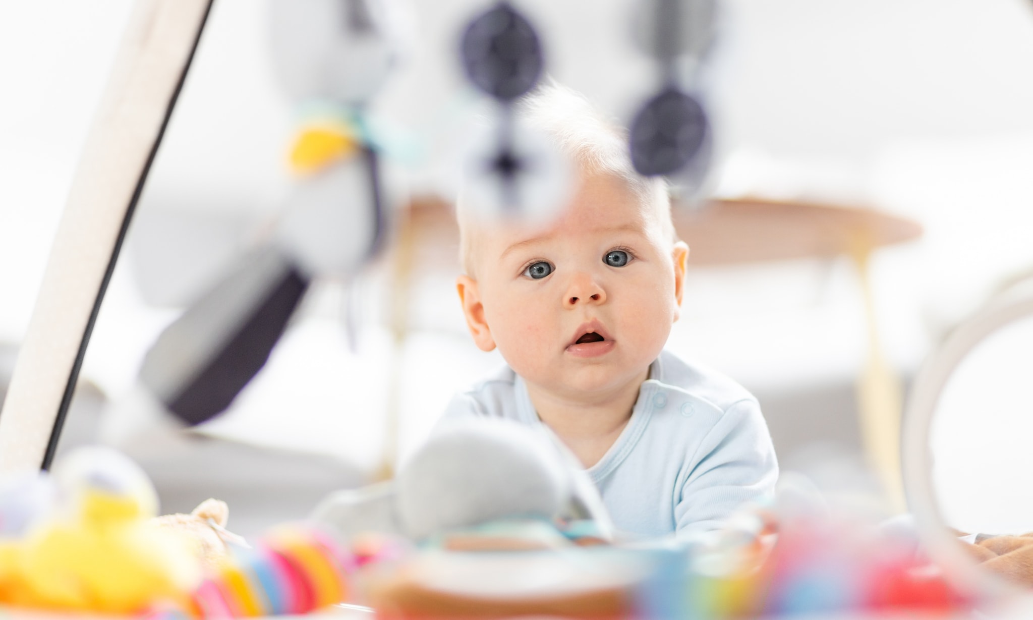 Babygym kopen: hier moet je op letten Getty Images