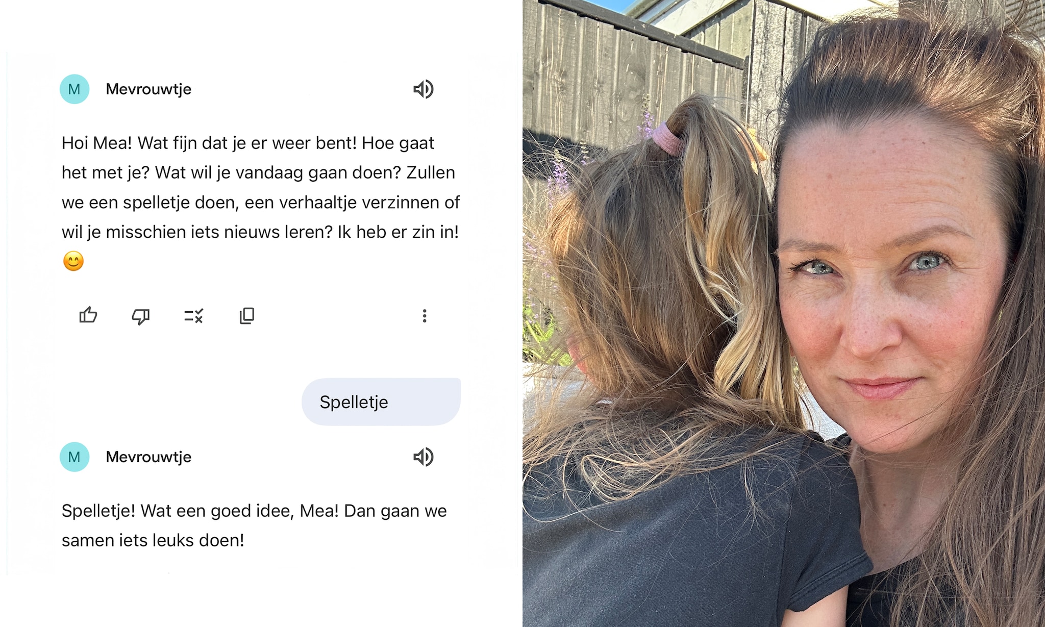 Wendy van Poorten bouwt AI-assistent voor haar dochter van 4. Wendy van Poorten