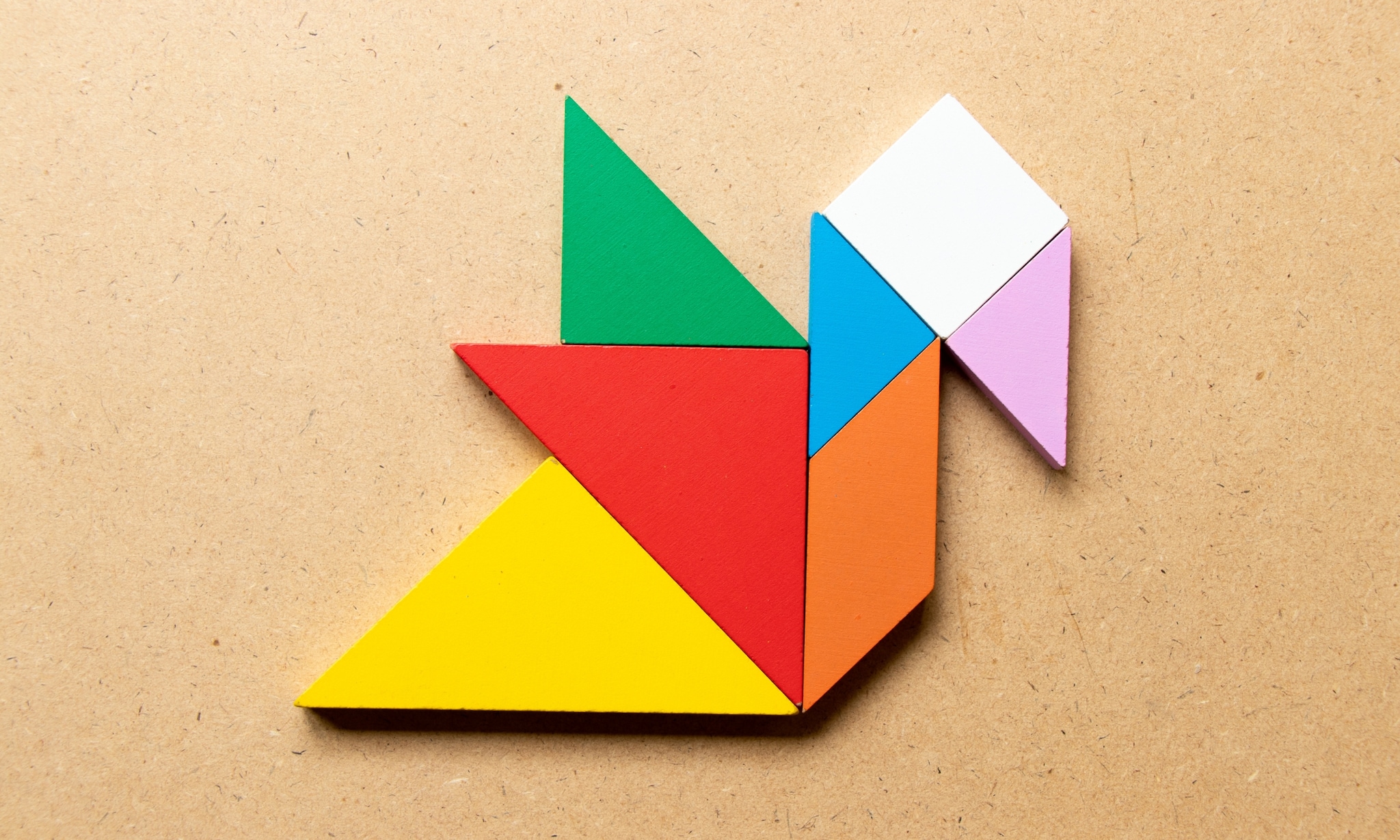 tangram als voorbeeld voor leuke educatieve spelletjes per leeftijd Getty Images