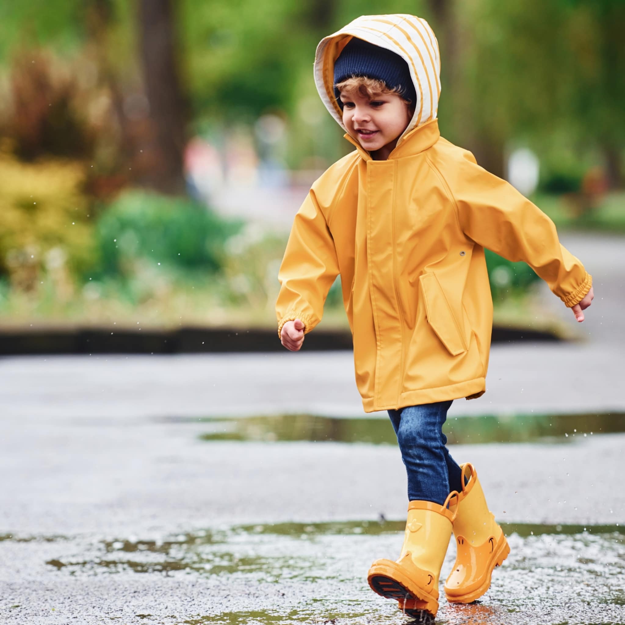 gevoerde regenlaarzen