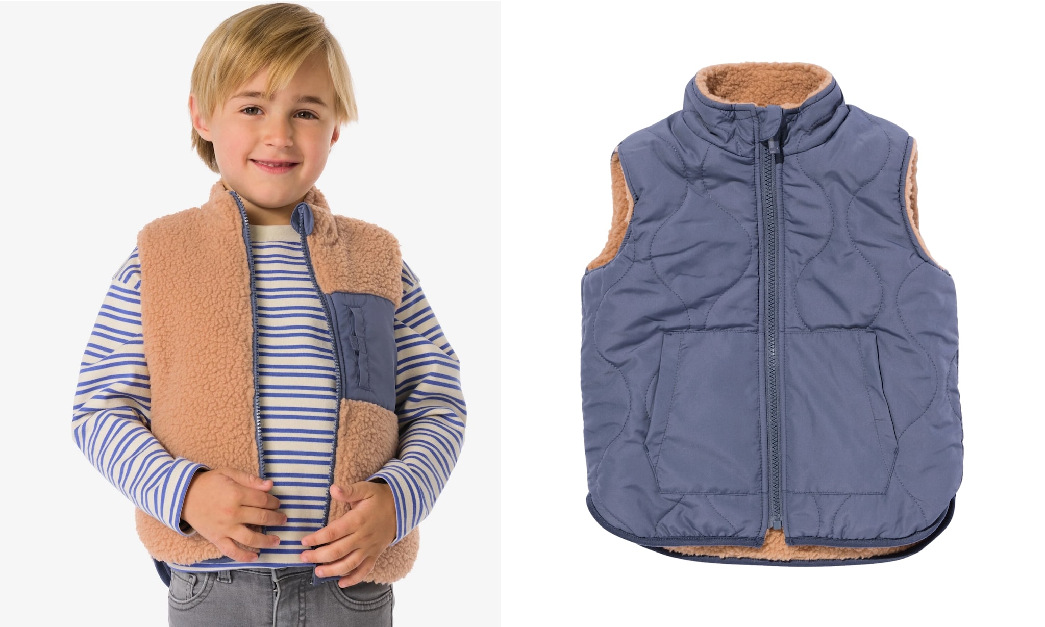 reversible gilet hema HEMA