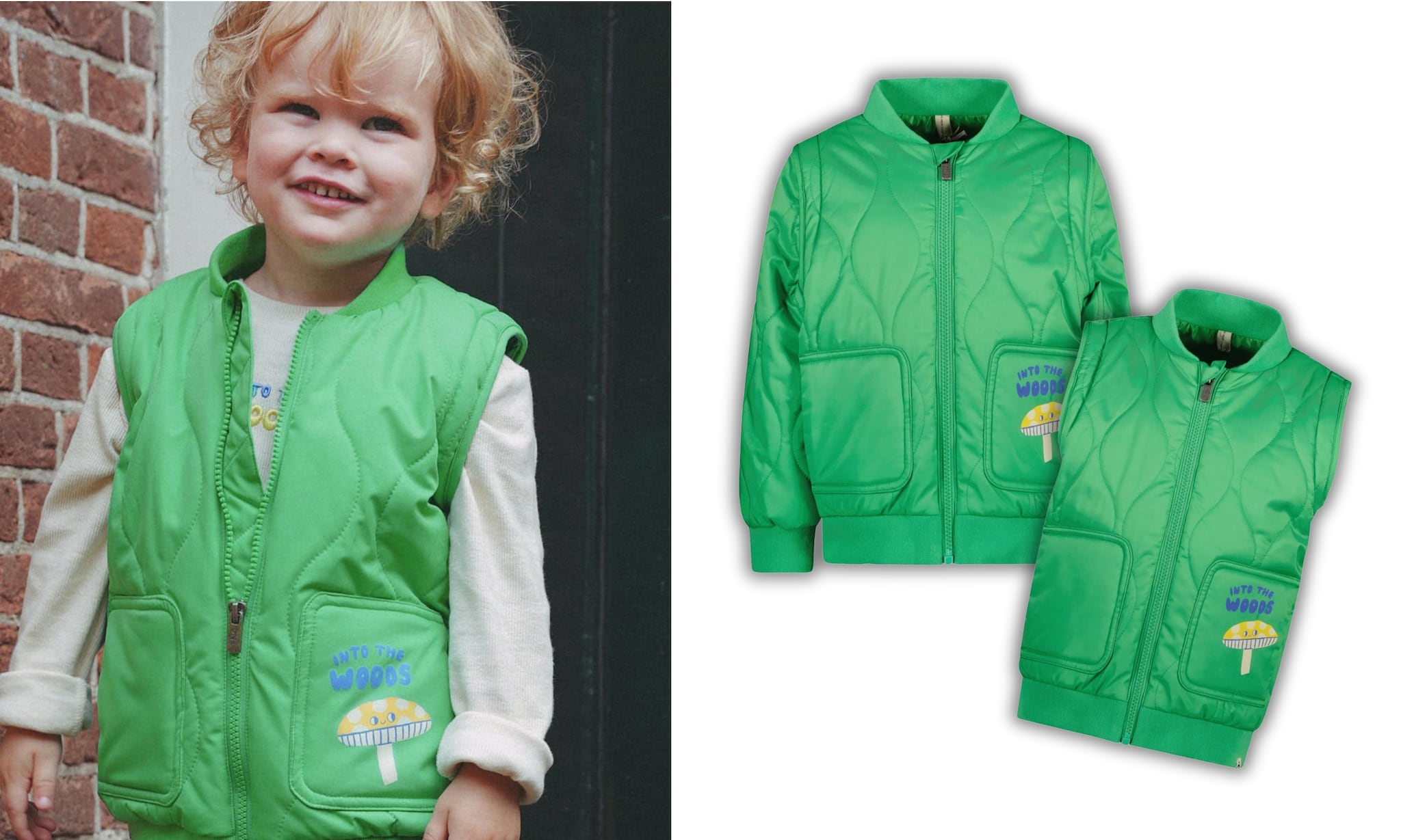 The New Chapter tussenjas en bodywarmer kind The New Chapter
