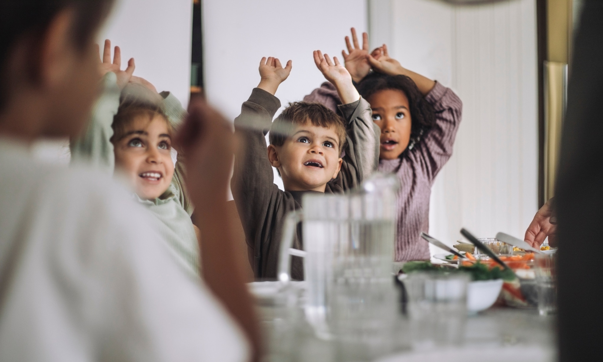 Blije kinderen op de opvang Getty Images