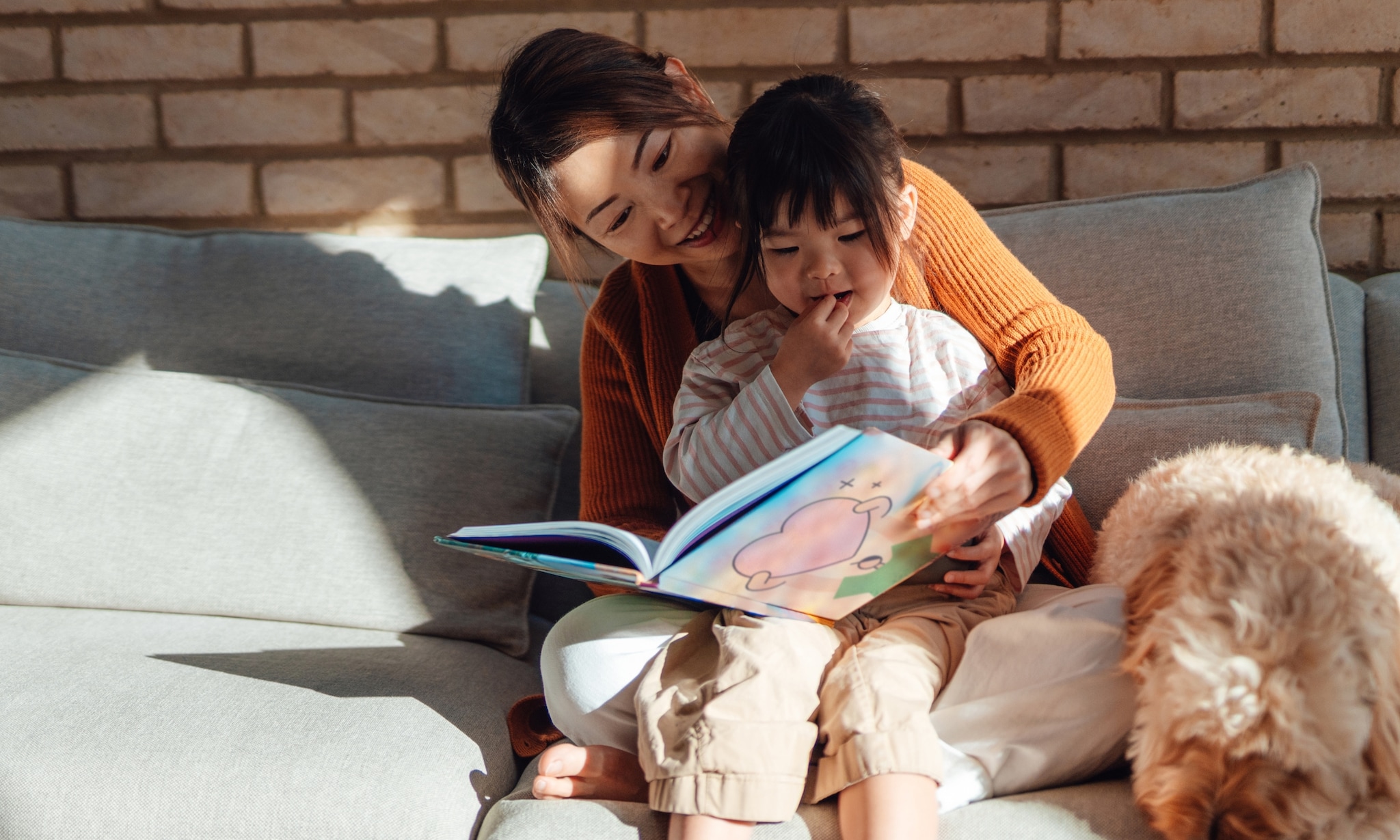 Moeder leest kind voor Getty Images