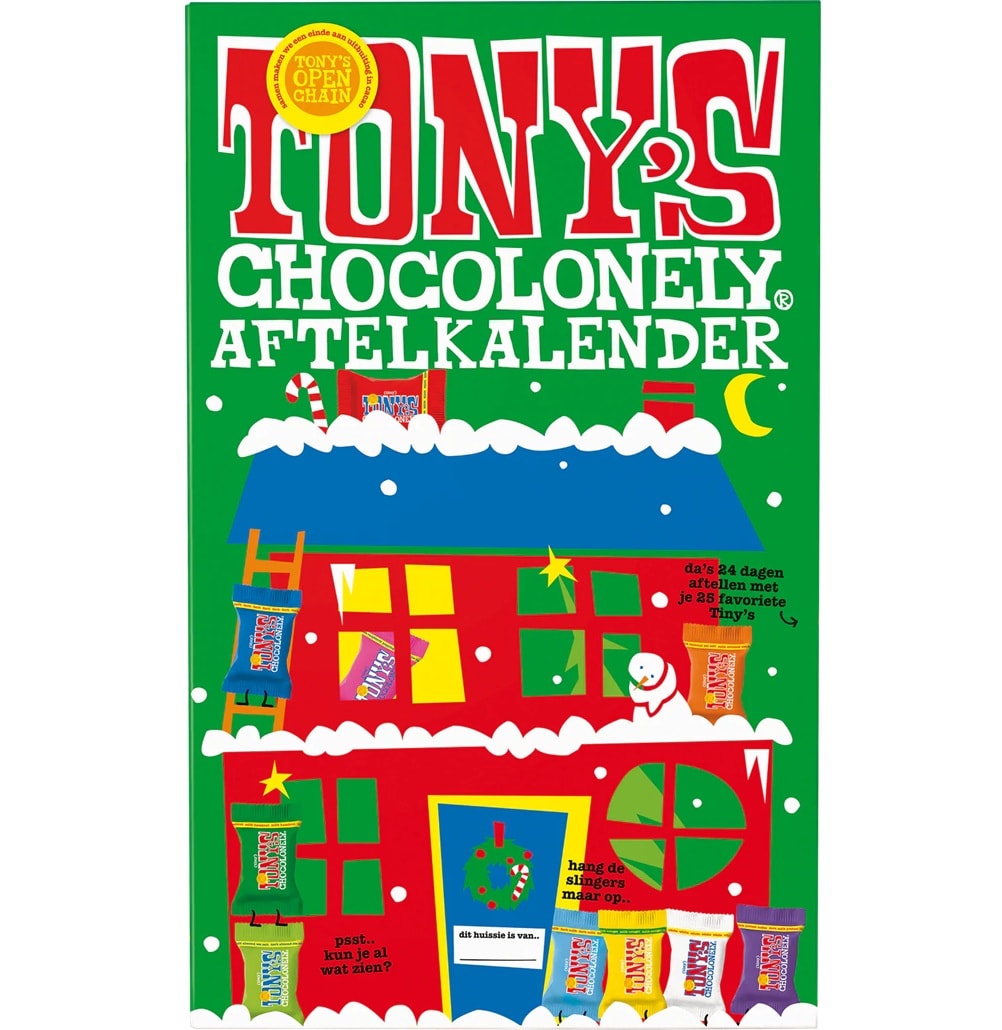 Tony's Chocolonely adventskalender Tony's Chocolonely