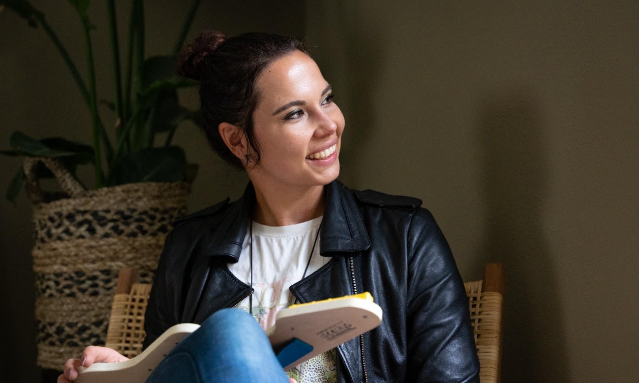 Sabrina zegde haar baan op na de tweede en begon een eigen onderneming. privé