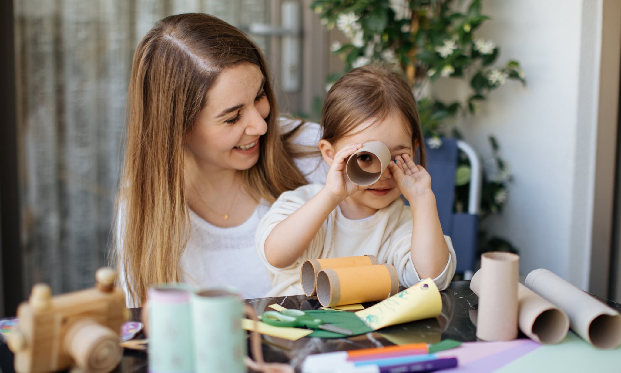 Knutselen met wc rollen Getty Images