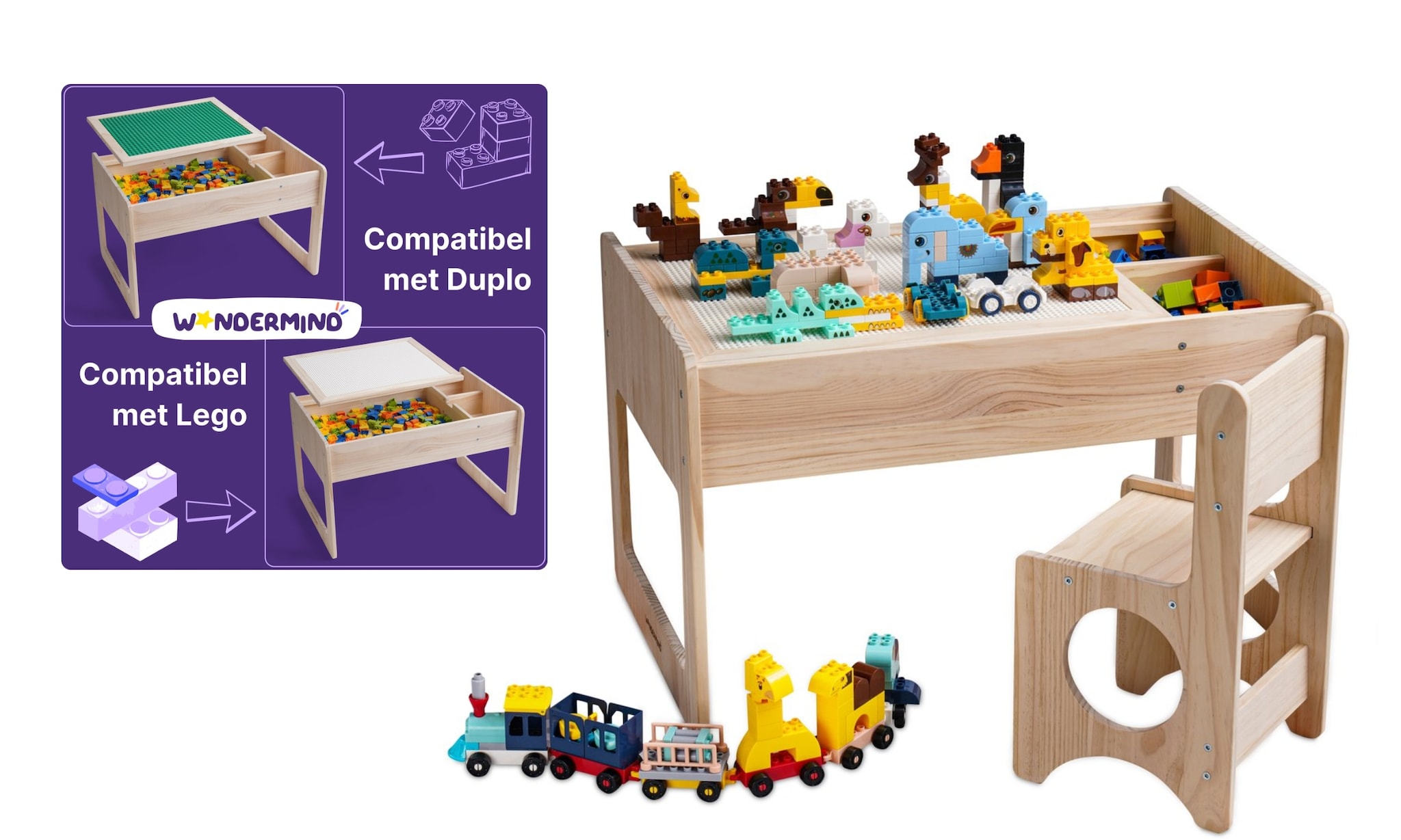 wondermind bouwtafel lego duplo WonderMind