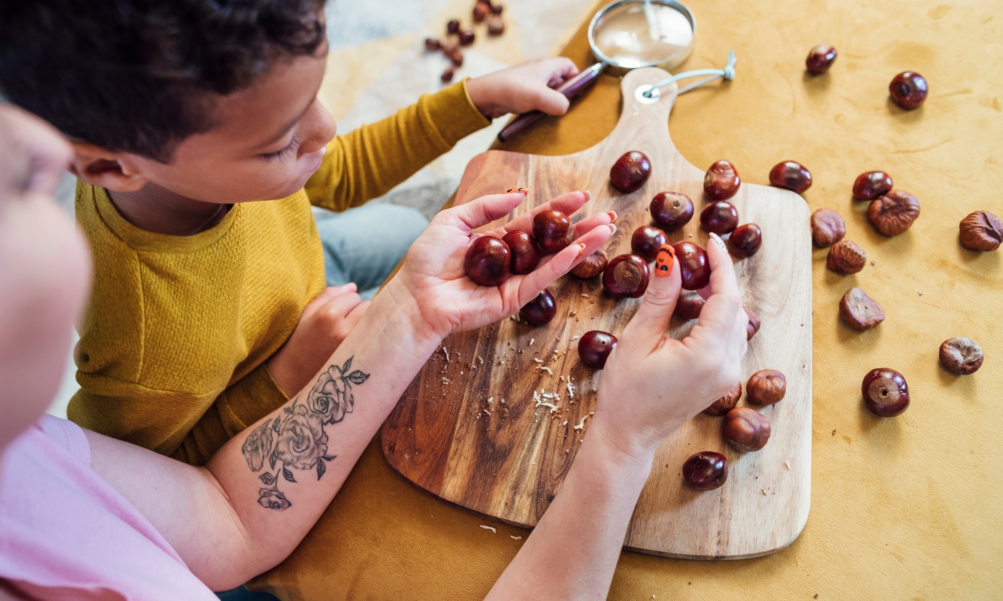 Knutseltips met kastanjes Getty Images