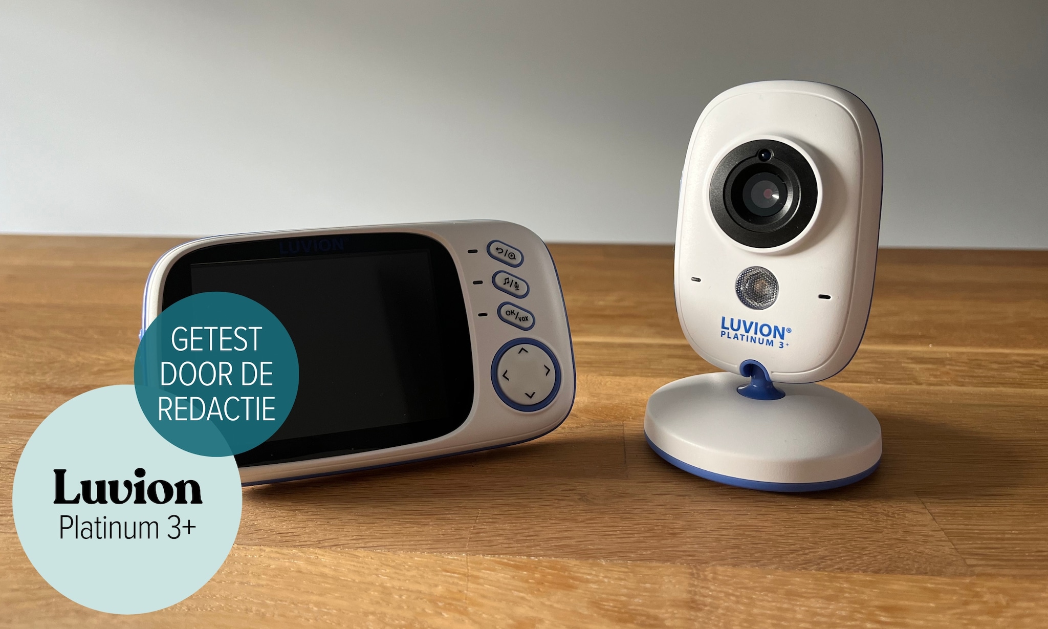 Ouders van Nu test de Luvion Platinum 3+, een babyfoon met camera Luvion