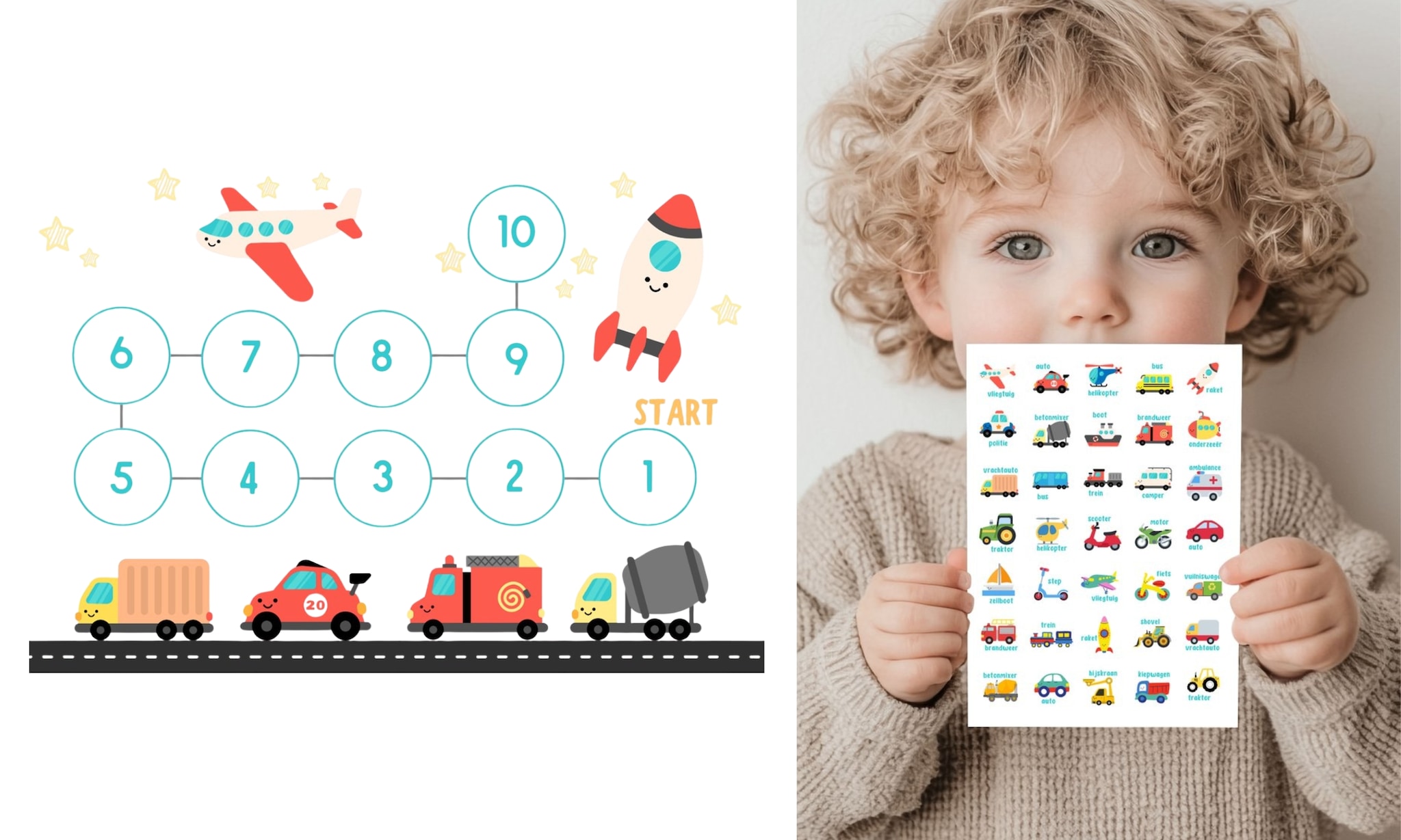 plaskaarten zindelijkheid Stickervaria