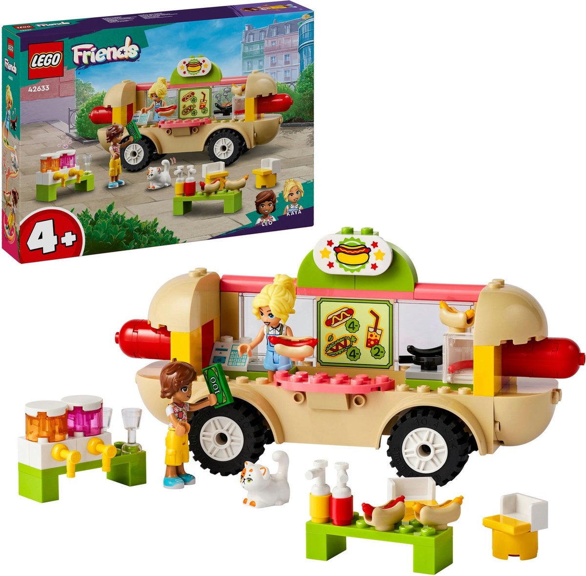 LEGO Friends hotdog foodtruck voor vierjarigen LEGO