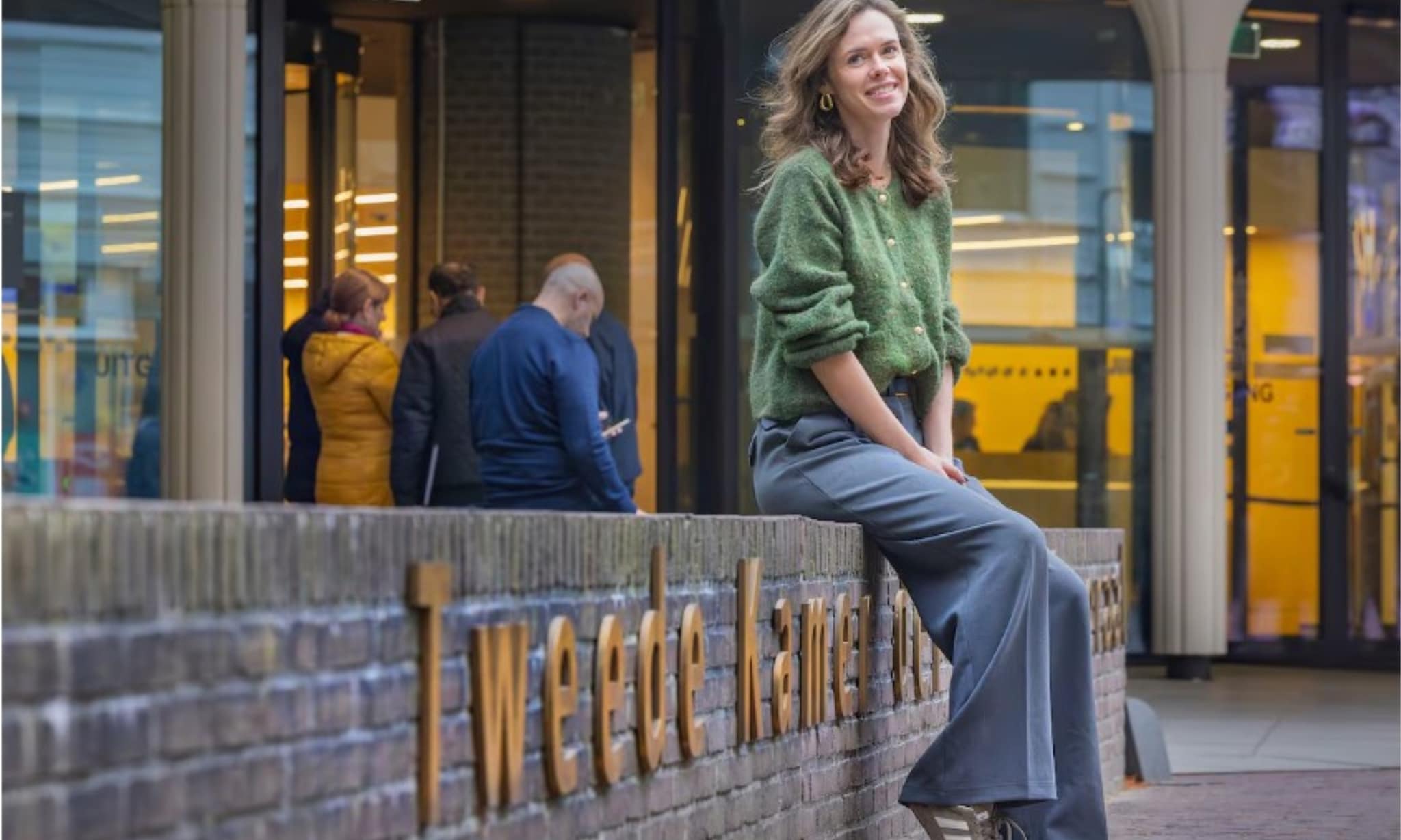 De Rijswijkse Lisa Vliegenthart mag dankzij voorkeursstemmen de Tweede Kamer in. Frank Jansen