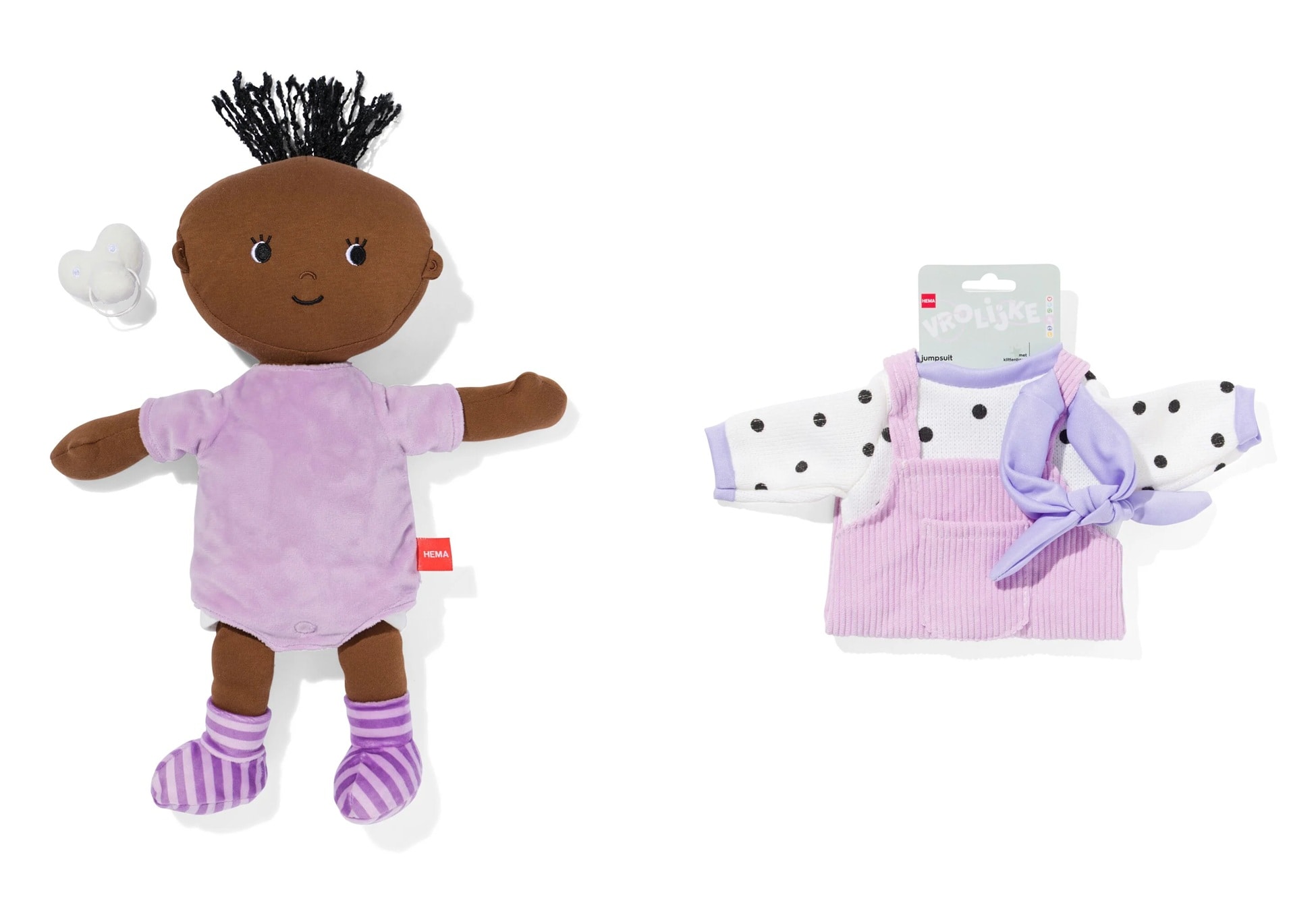 hema knuffelpop en poppenkleertjes HEMA