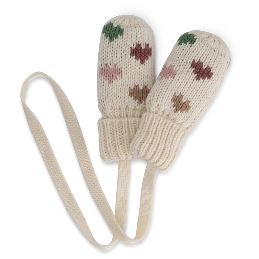 gebreide peuterwanten prenatal met hartjes Prénatal