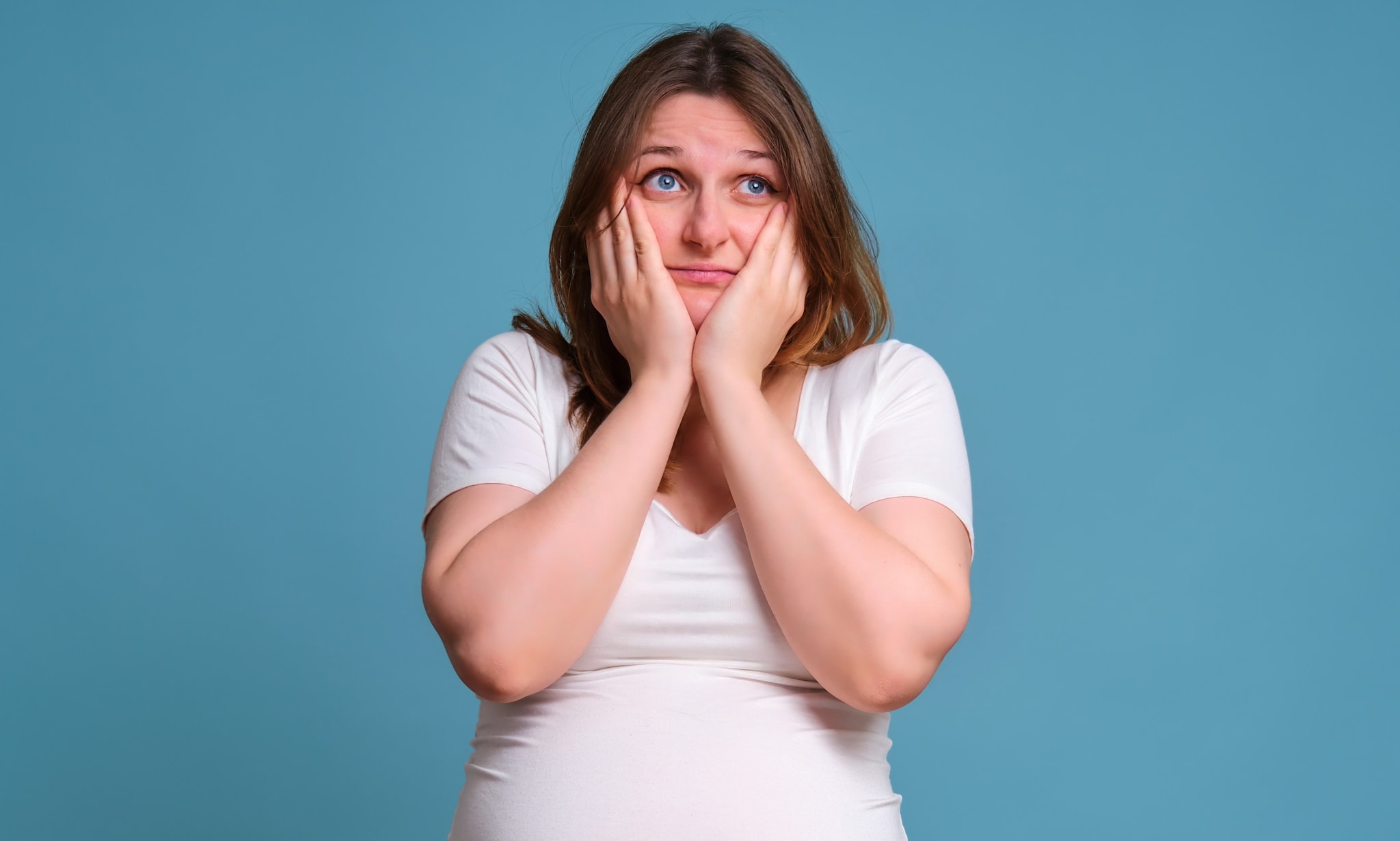 gekke reacties van zwangere vrouwen  Getty Images