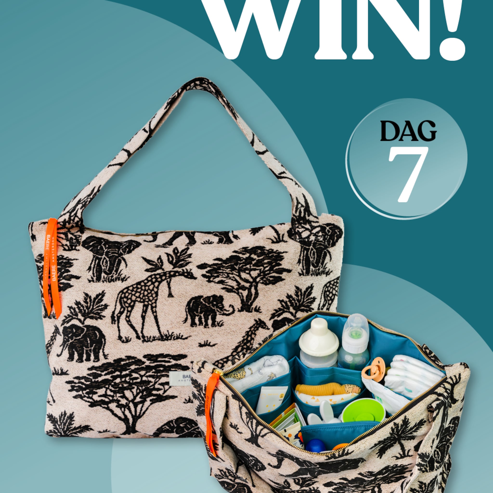 December Prijzenparade - BAERE Amsterdam-luiertas