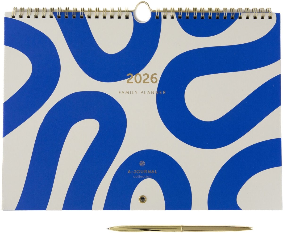 a journal familieplanner 5 personen voor 2026 A-Journal