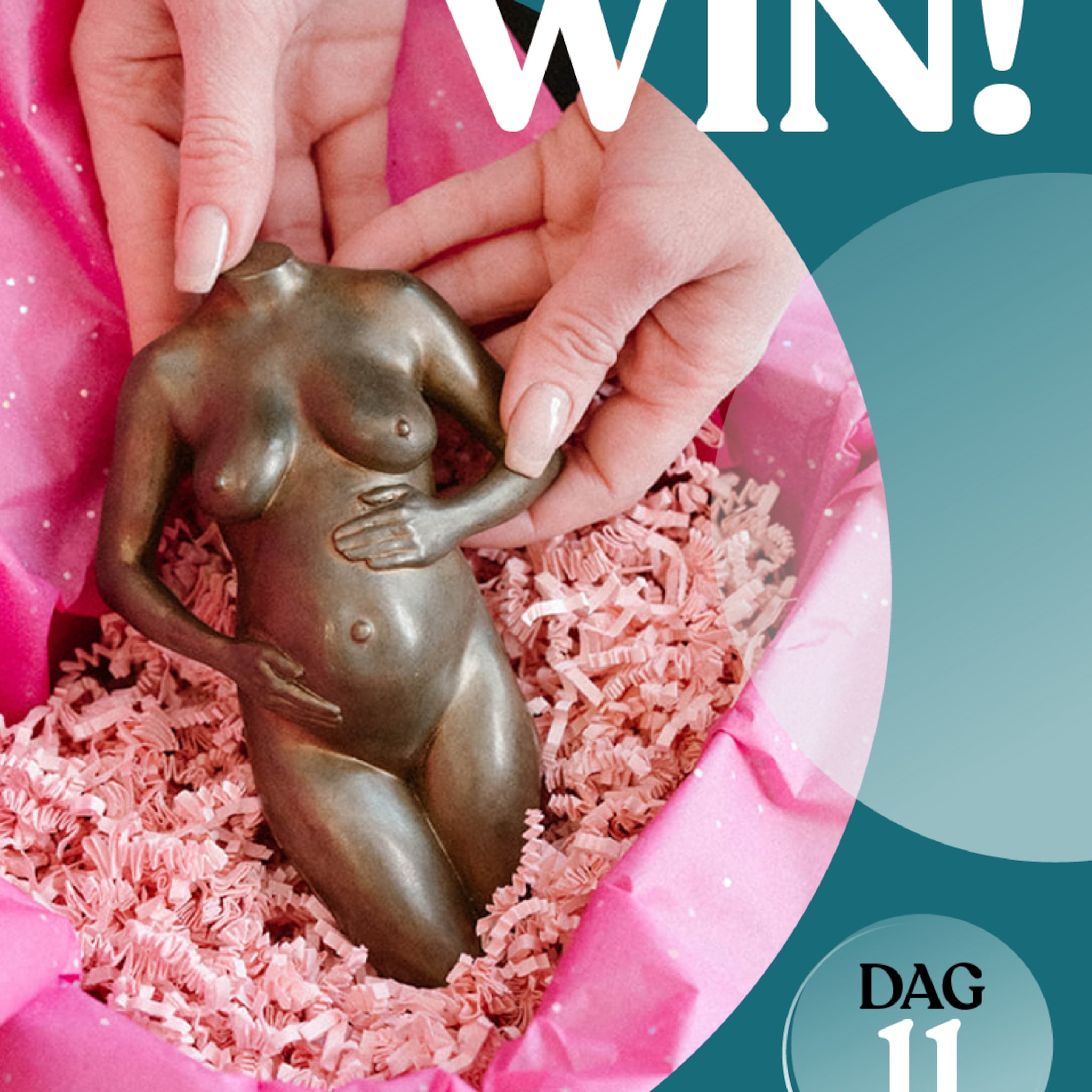 December Prijzenparade - Mijn Baby Buikje-3D zwangerschapsbeeldje