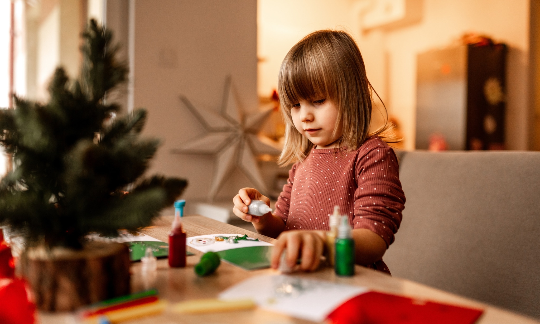 7x de leukste knutselideeën voor peuters om in de kerstsfeer te komen Getty Images
