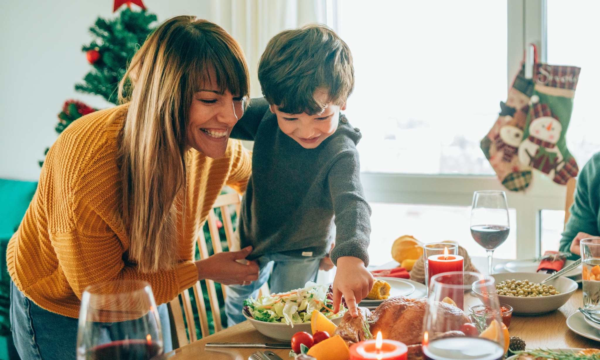 kindvriendelijke recepten voor het kerstdiner Getty Images