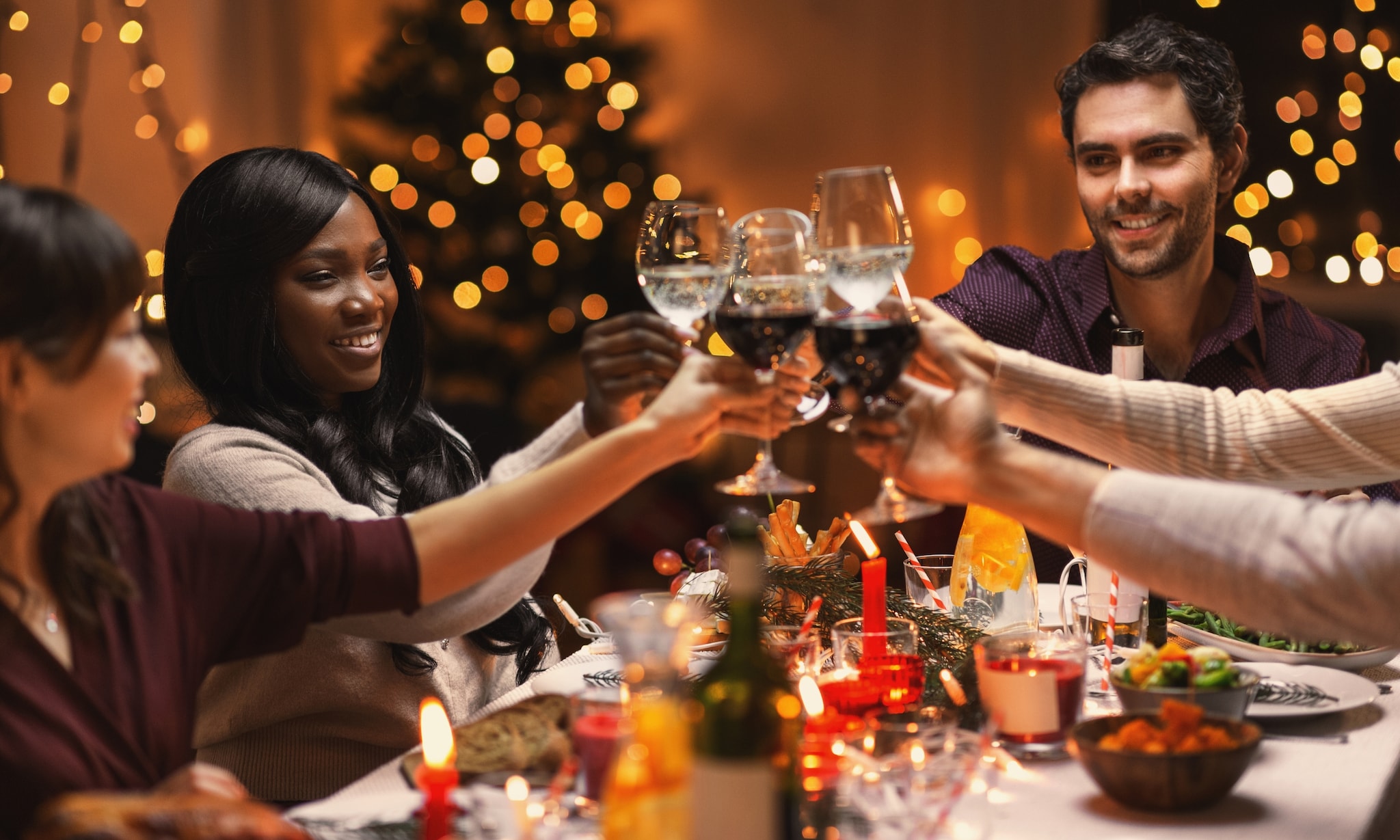 Dineren tijdens de kerst Getty Images