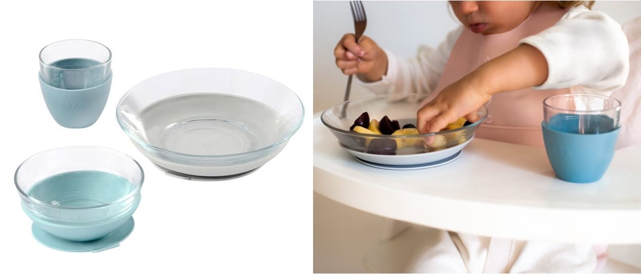 glazen serviesset beaba Béaba