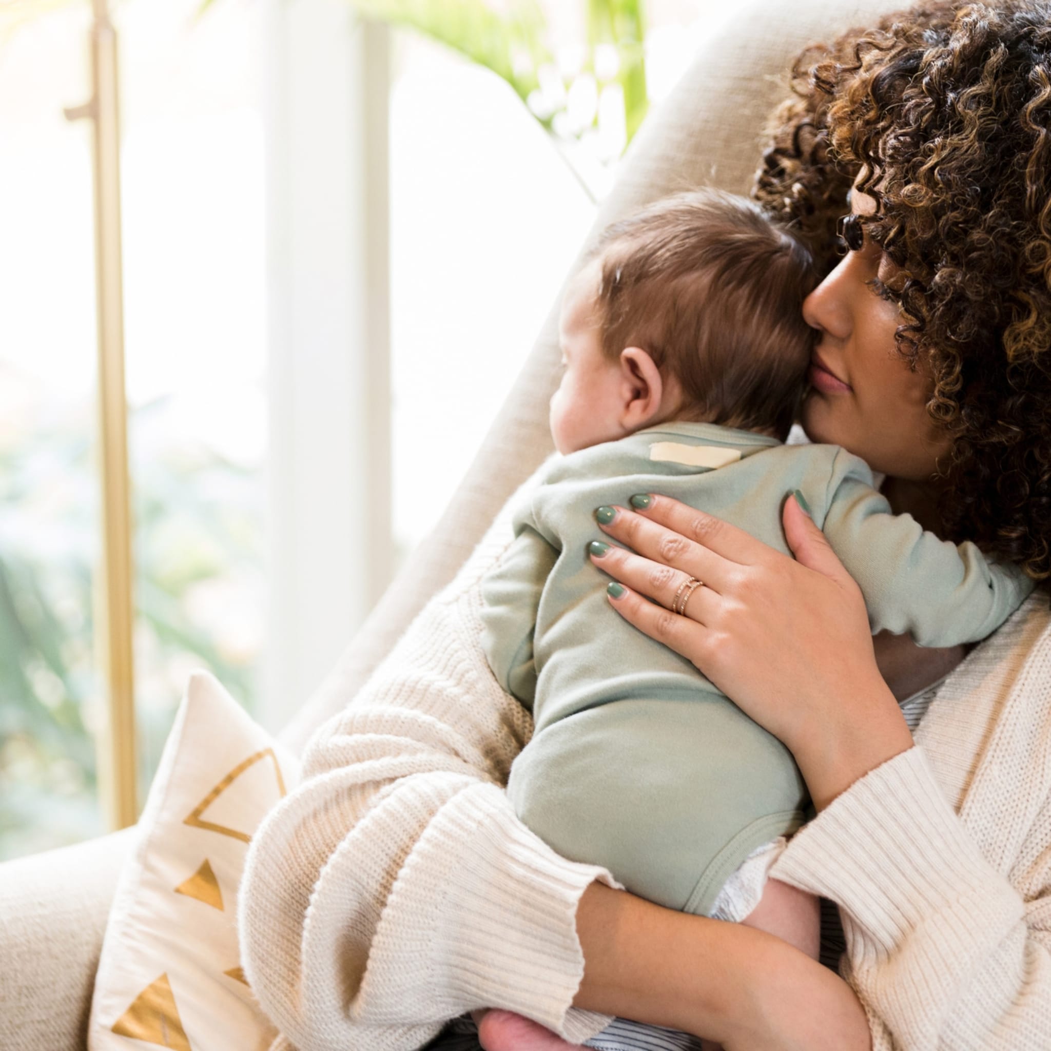 schommelstoel babykamer