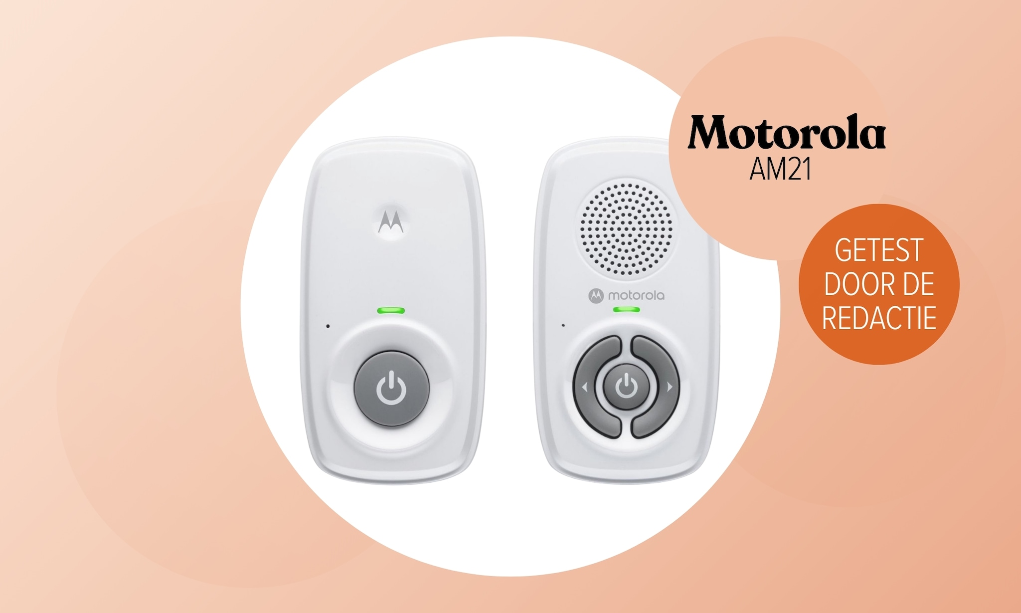 motorola am21 is een van de babyfoons zonder camera, getest door ouders van nu Motorola