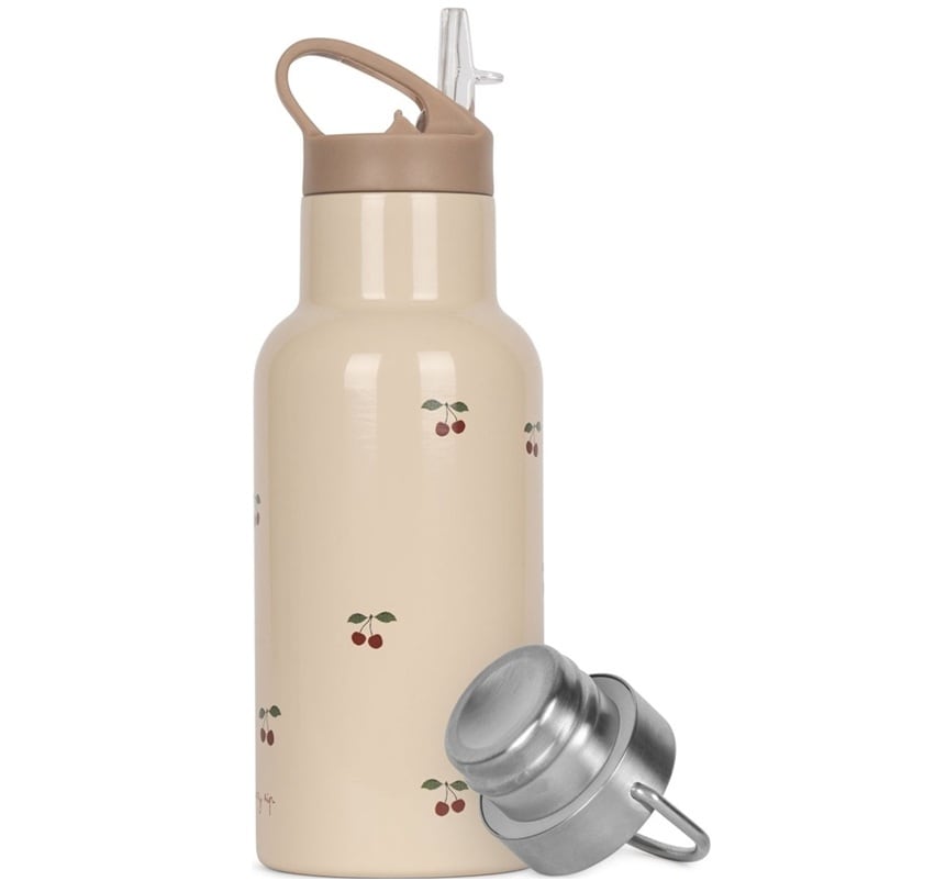 Konges Sløjd rvs drinkfles met kersjes Konges Sløjd