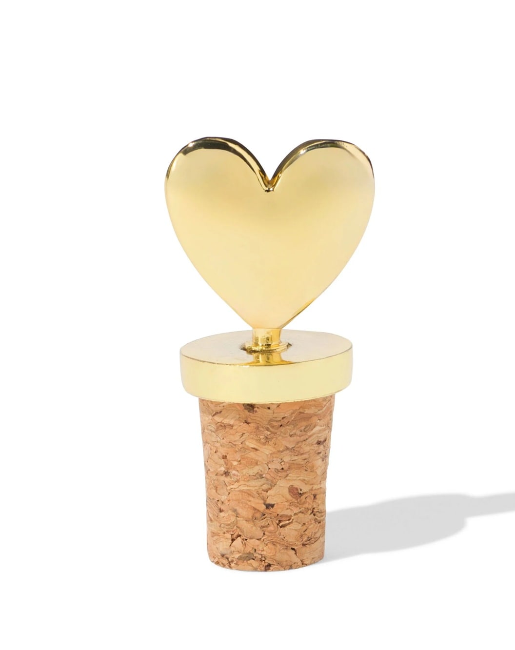 flessenstopper met gouden hart van hema HEMA