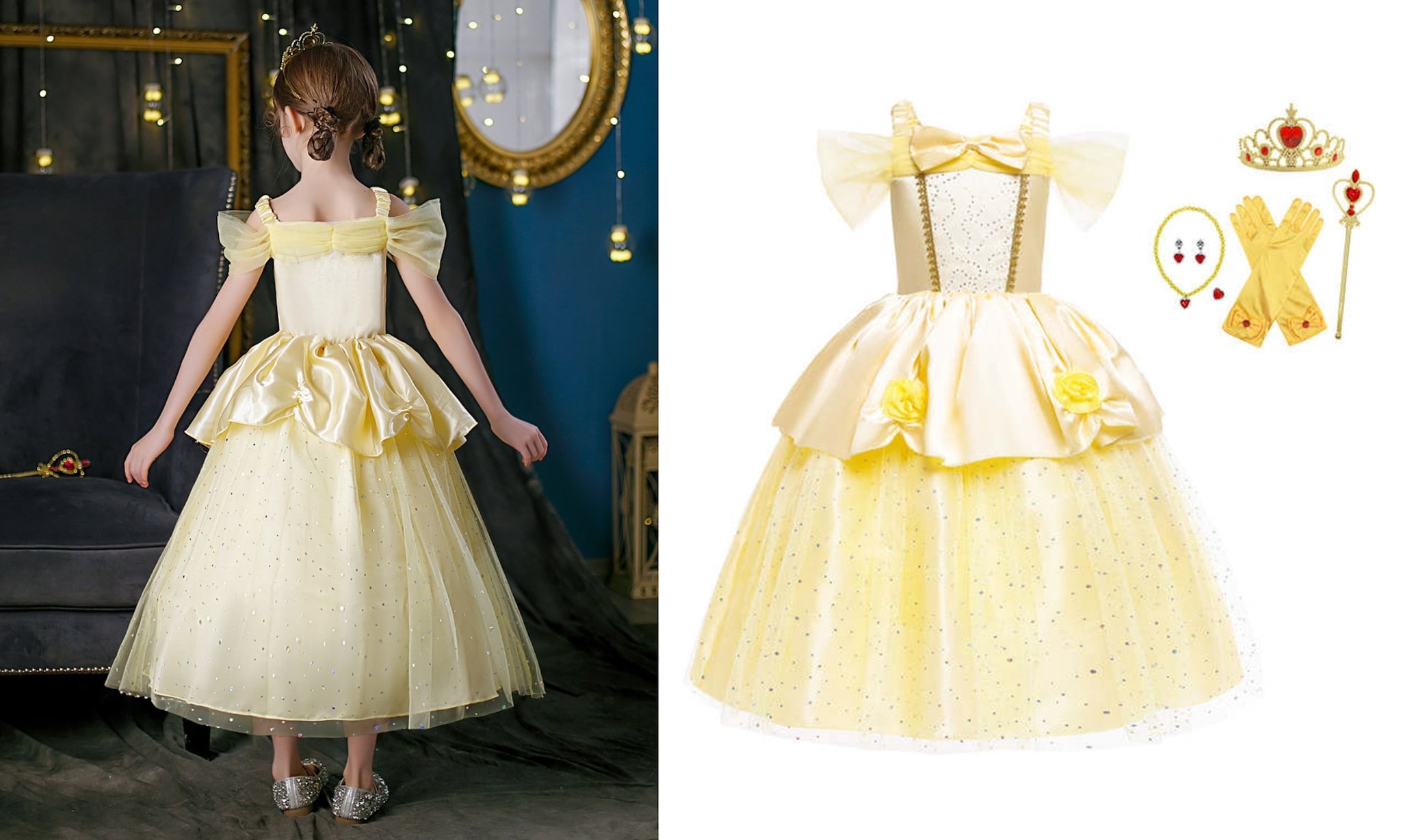 belle en het beest kostuum belle kind Joya Kids