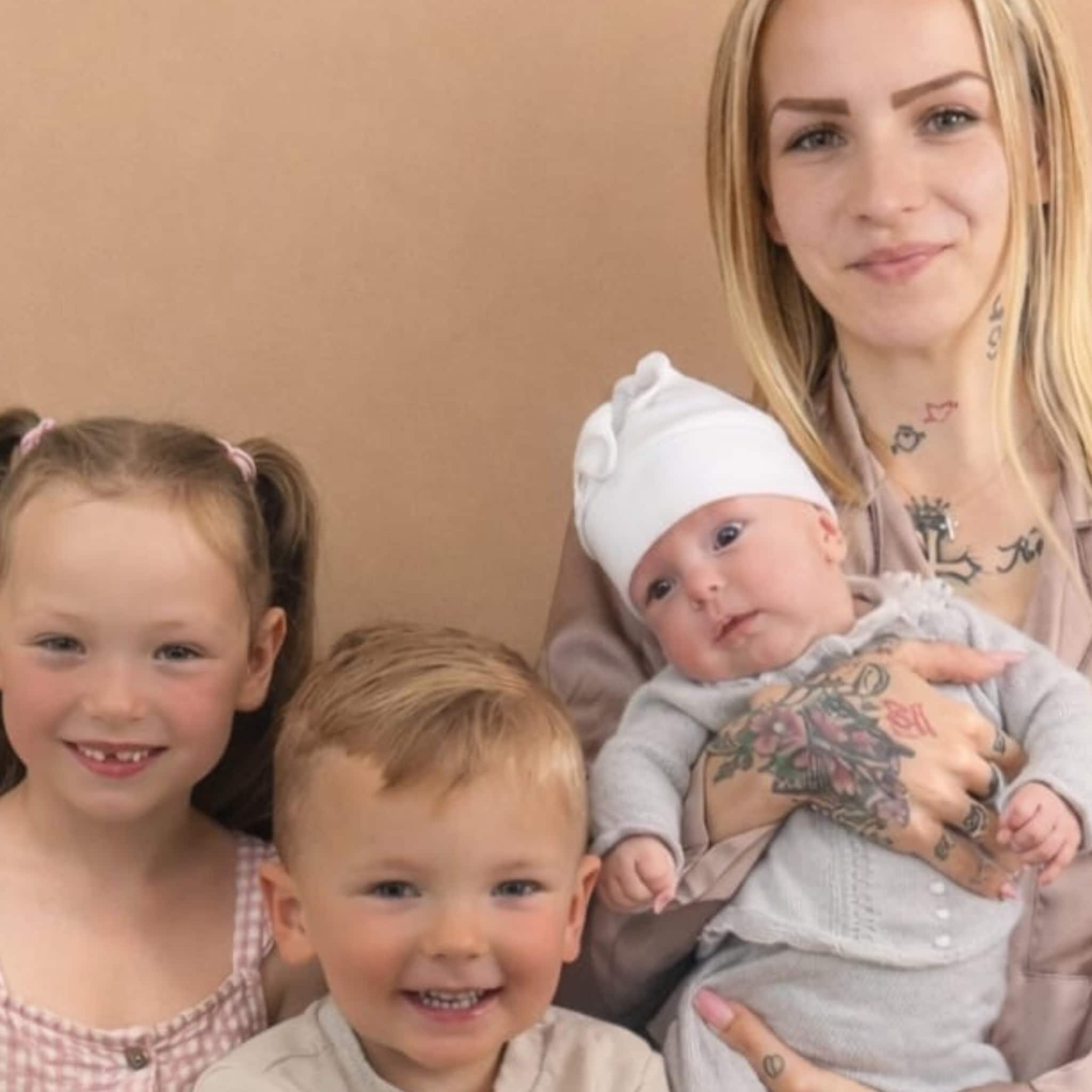 rowena zes keer ongepland zwanger