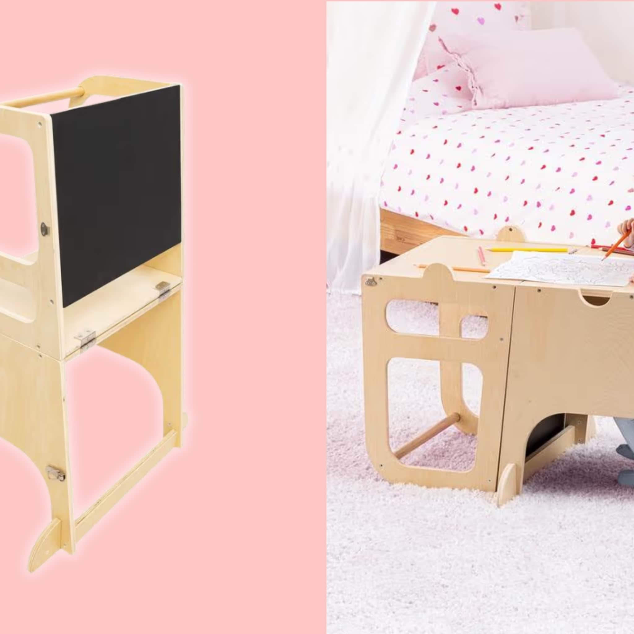 low budget leertoren met tafeltje action