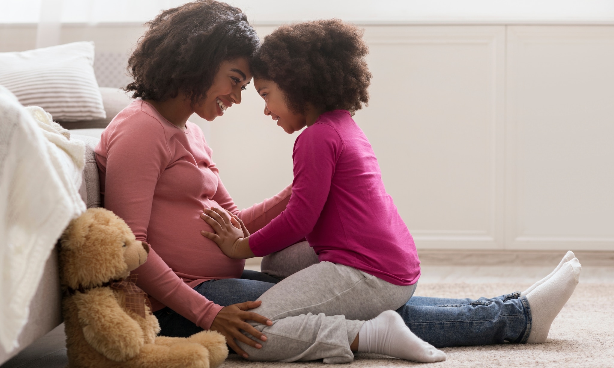 Moeder zwanger van 2de kind Getty Images