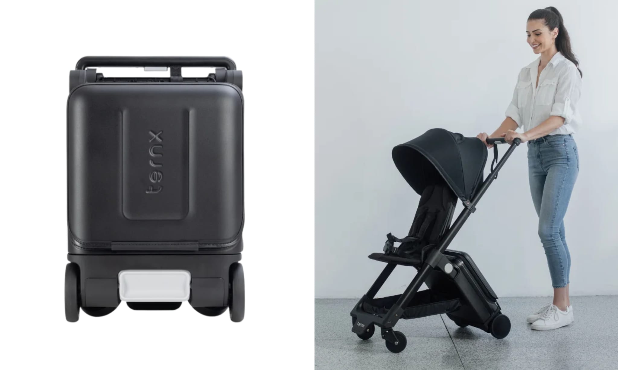 ternx koffer en buggy in een Ternx