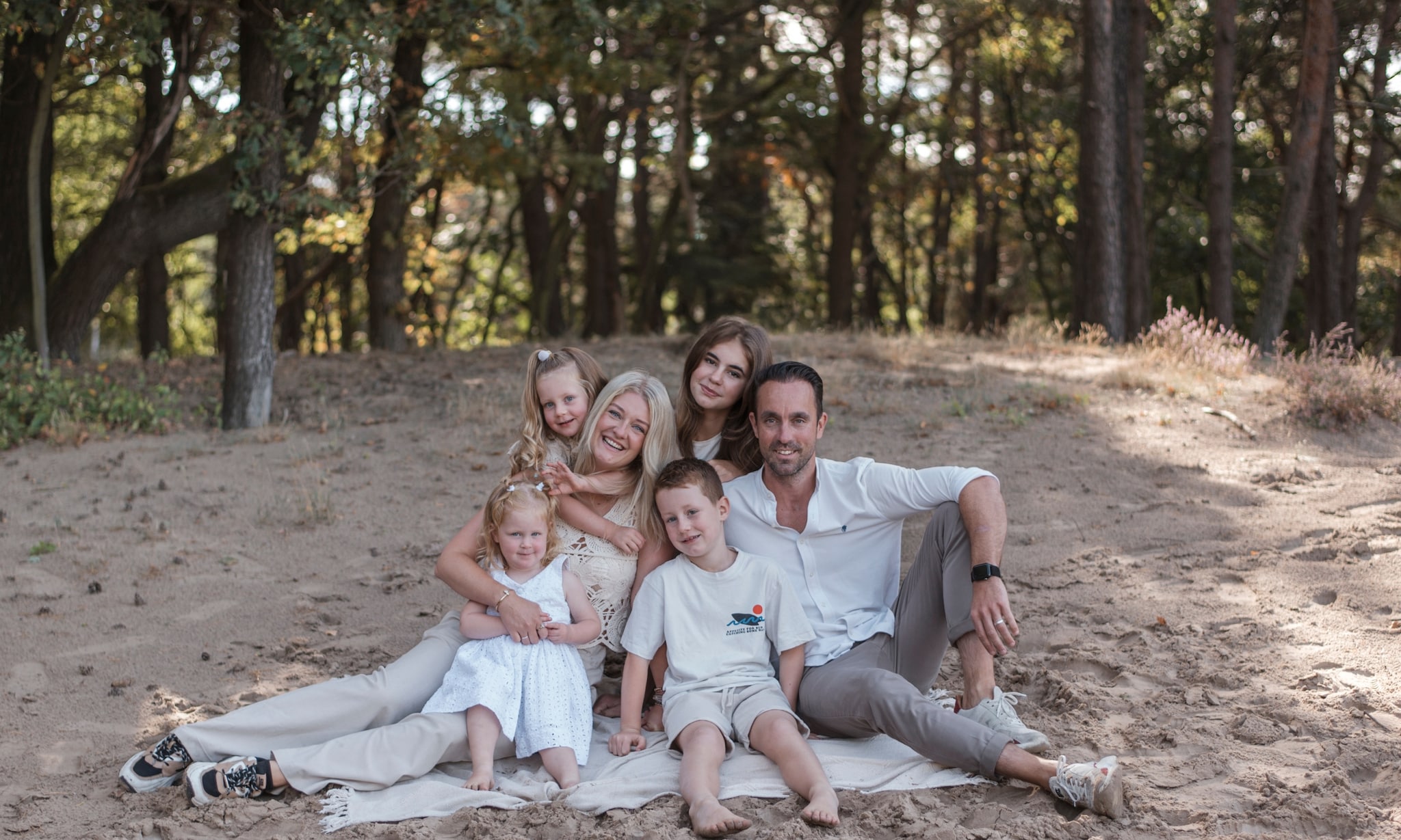 Rosanne en gezin Privébeeld