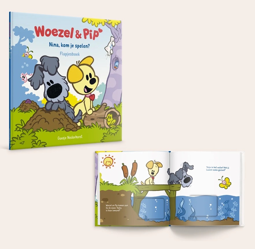 Woezel & Pip flapjesboek met naam YourSurprise