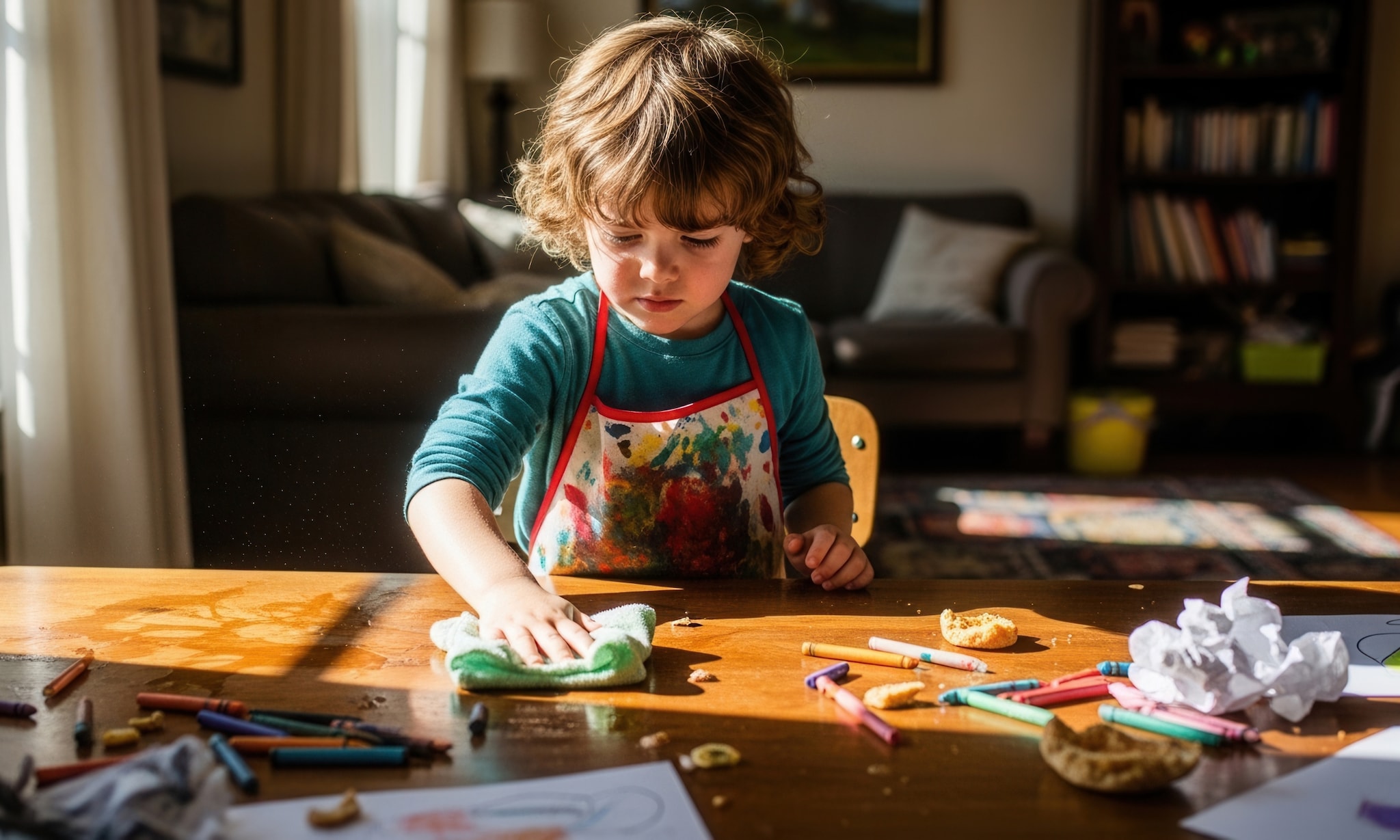 Moeder deelt truc om haar kind te laten helpen opruimen
