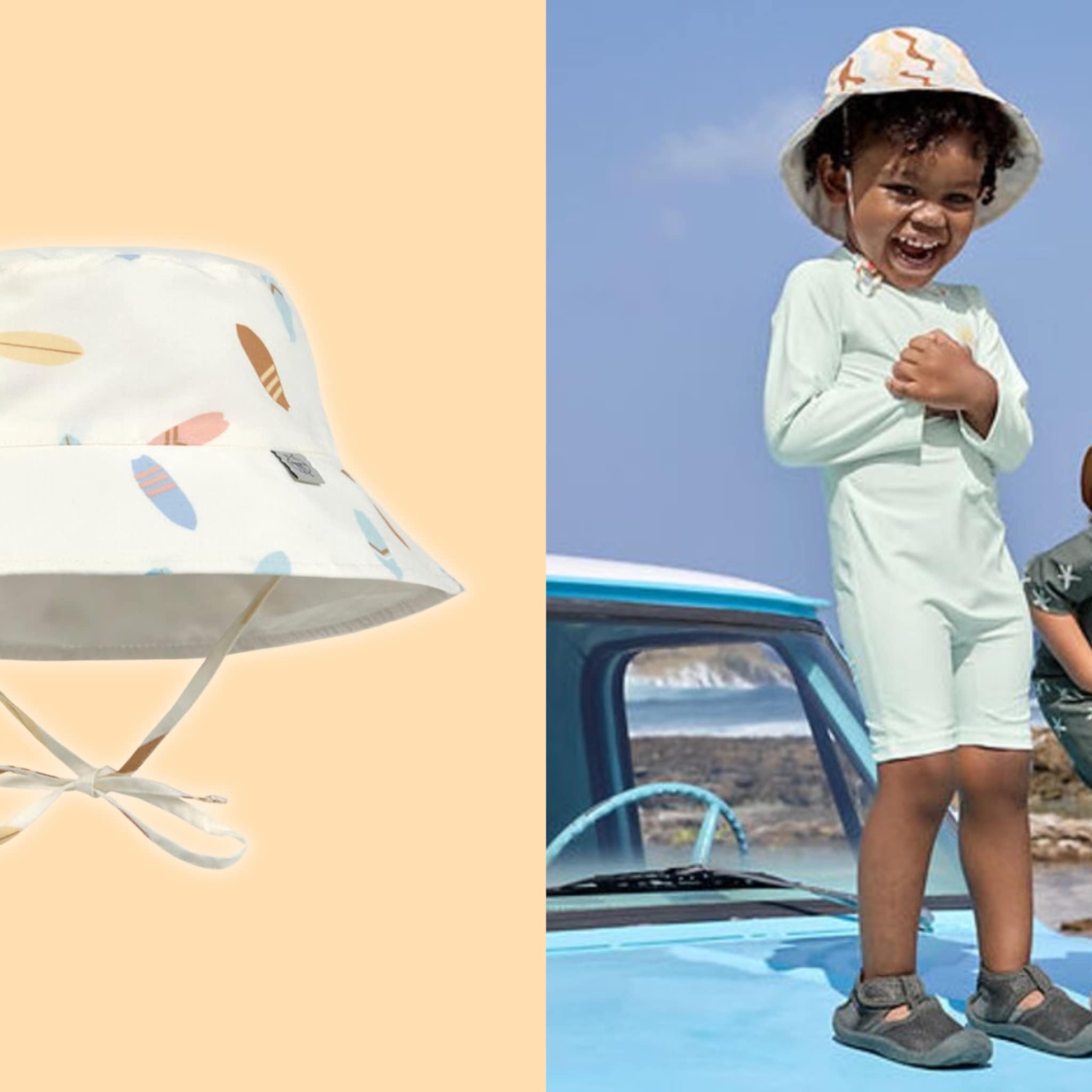 zonnehoedje uv zwempet baby peuter