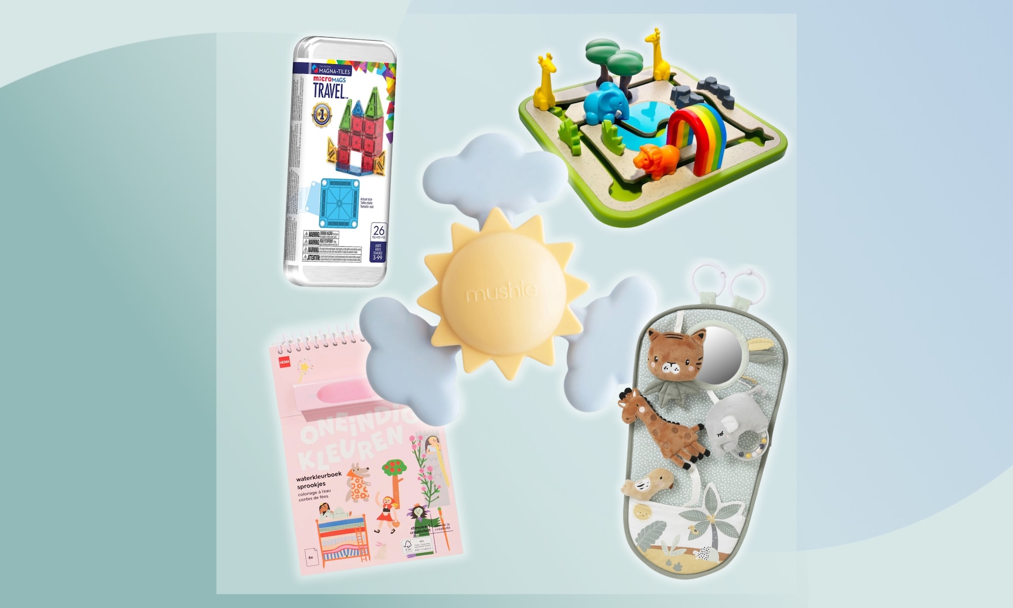 selectie van de leukste reisspelletjes voor in de auto of op vakantie, geselecteerd per leeftijd