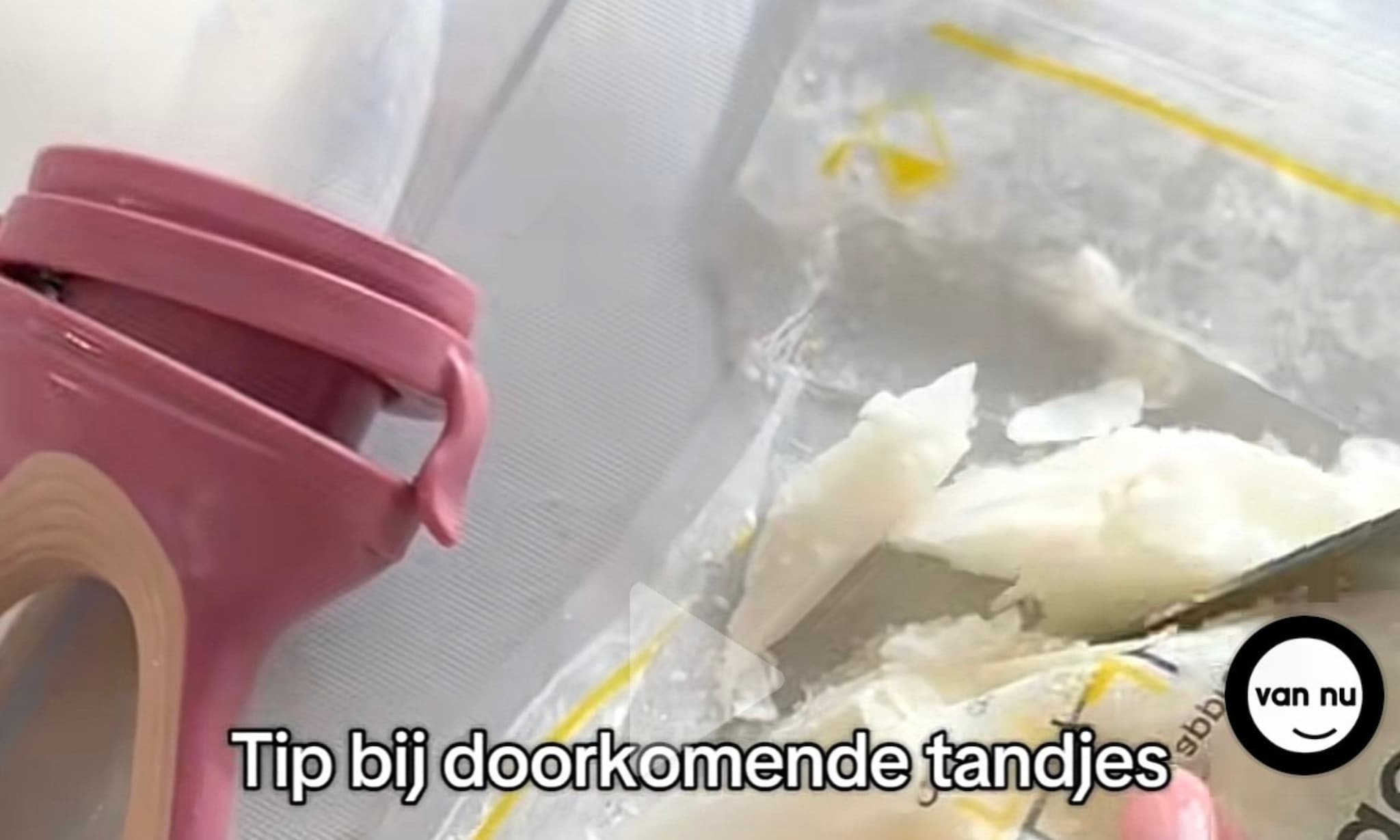 Tip bij doorkomende tandjes